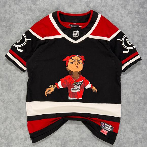 Boondocks Other - Boondocks Classic Reezy-100 hockey sportswear short sleeve jersey tshirt mens L